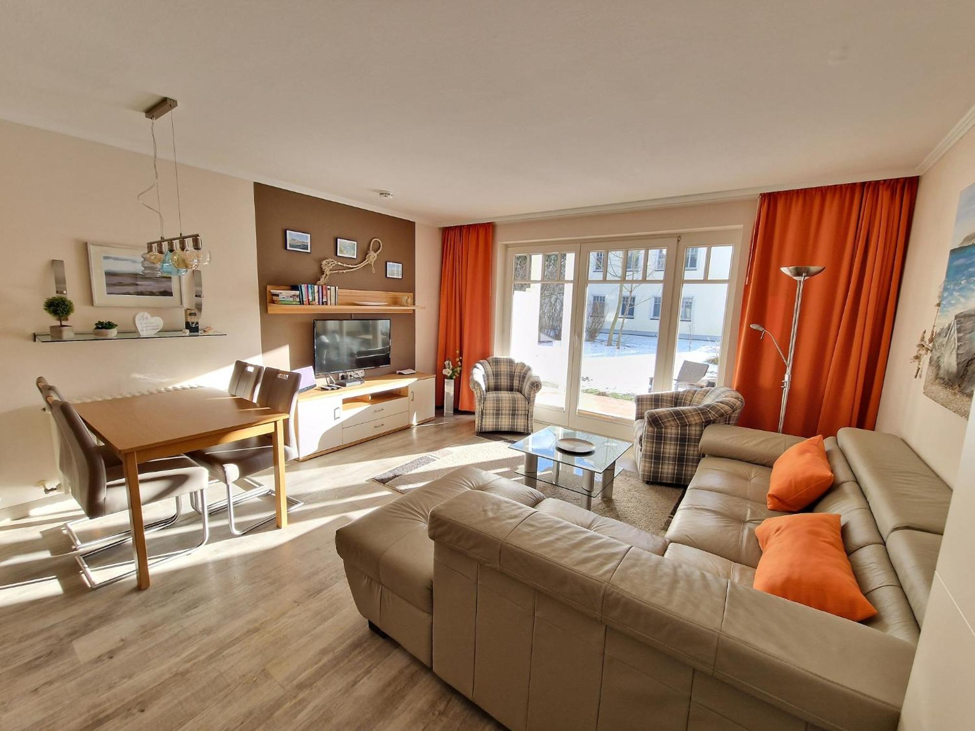 Duenenpark Binz - Komfort Ferienwohnung Mit 1 Schlafzimmer Und Terrasse Im Erdgeschoss 220 Zewnętrze zdjęcie